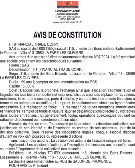 Contenu publication