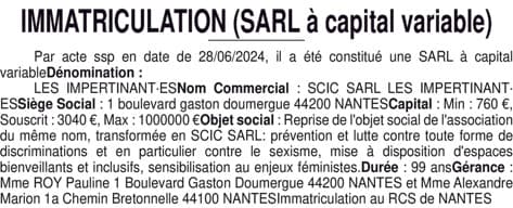 Contenu publication