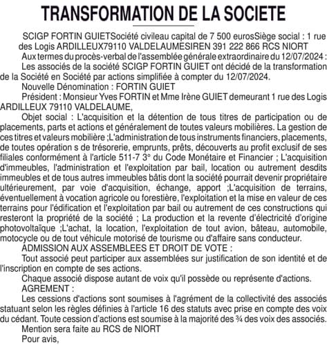 Contenu publication