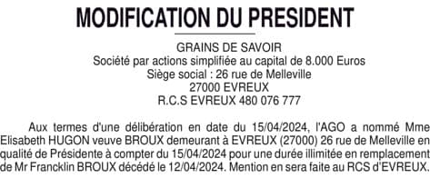 Contenu publication