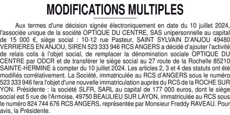 Contenu publication