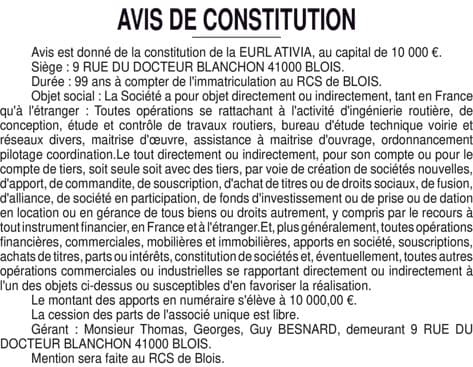 Contenu publication