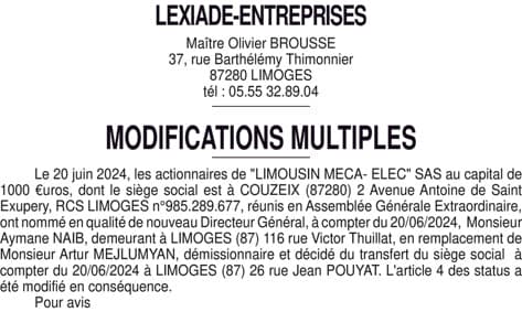Contenu publication