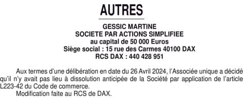 Contenu publication