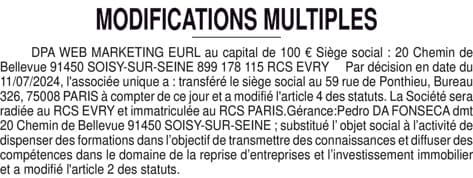 Contenu publication