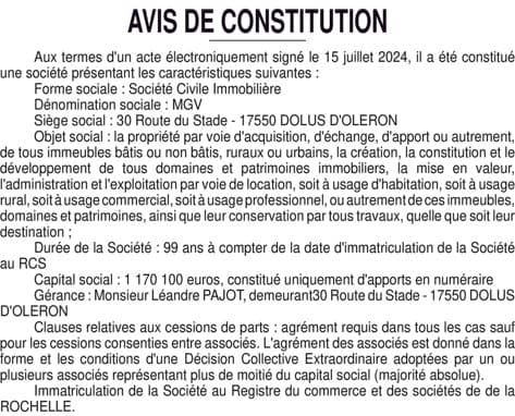 Contenu publication