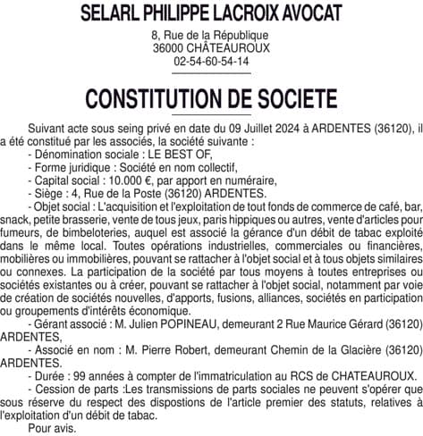 Contenu publication
