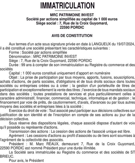 Contenu publication