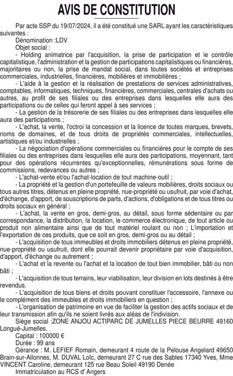 Contenu publication