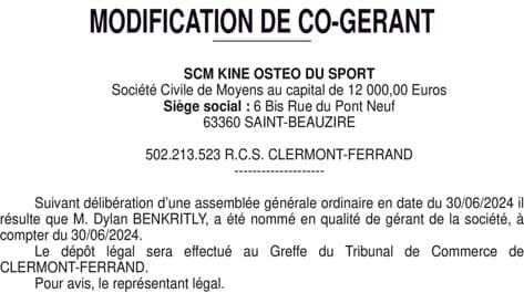 Contenu publication