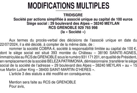 Contenu publication
