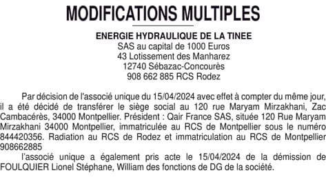 Contenu publication