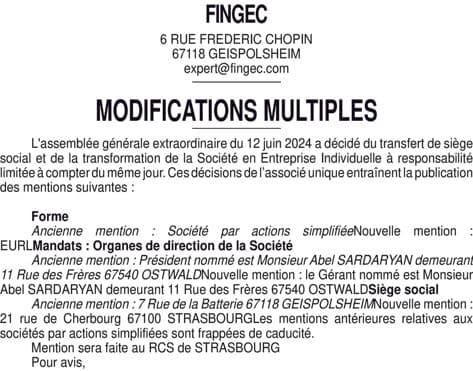 Contenu publication