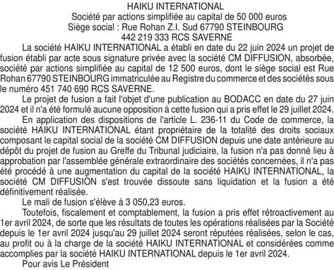 Contenu publication