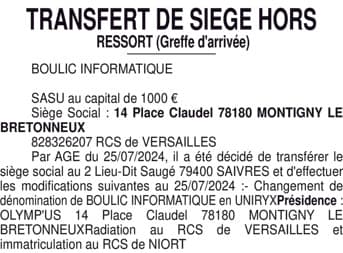 Contenu publication
