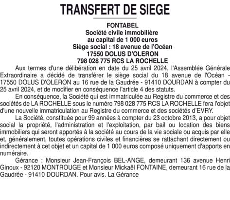 Contenu publication