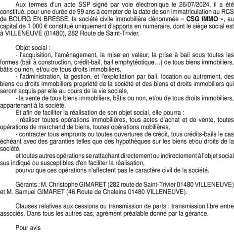 Contenu publication