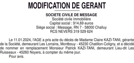 Contenu publication