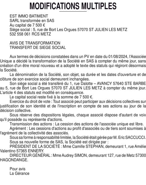 Contenu publication