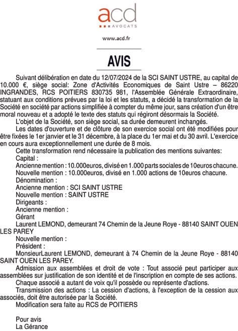 Contenu publication