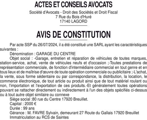 Contenu publication