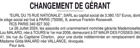 Contenu publication
