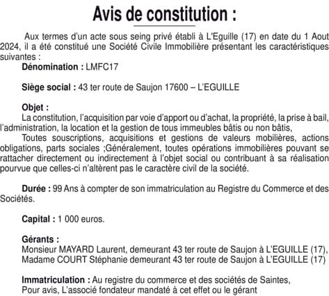 Contenu publication
