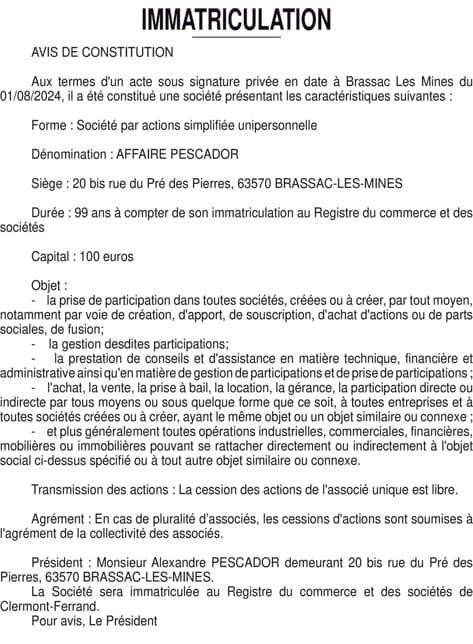 Contenu publication