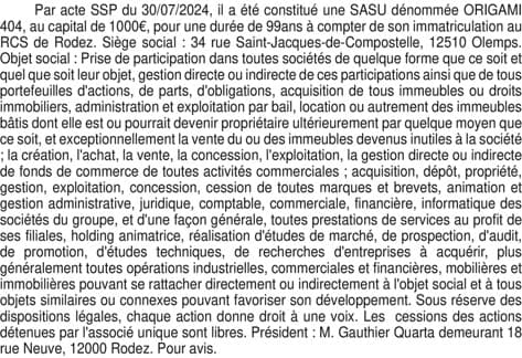 Contenu publication
