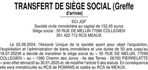 Contenu publication