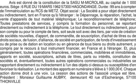 Contenu publication