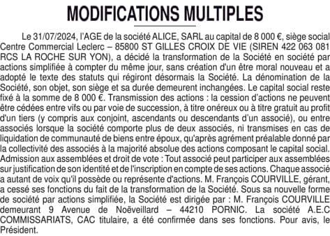 Contenu publication