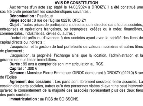 Contenu publication