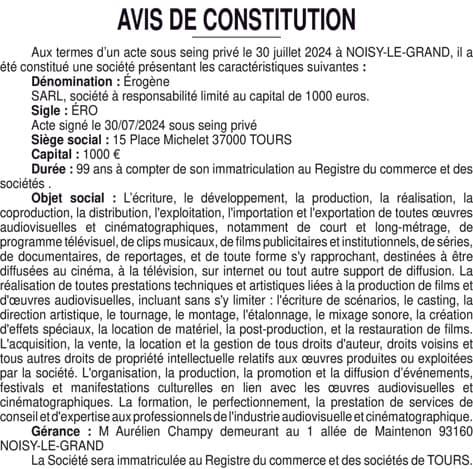 Contenu publication