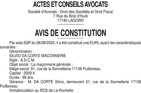 Contenu publication