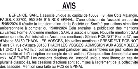 Contenu publication