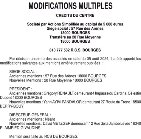 Contenu publication