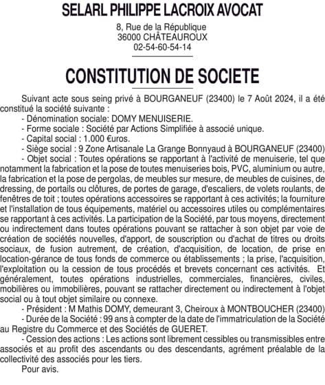 Contenu publication