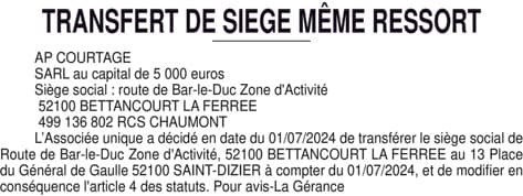 Contenu publication