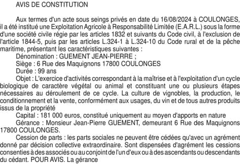 Contenu publication