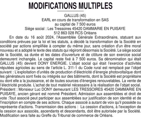 Contenu publication