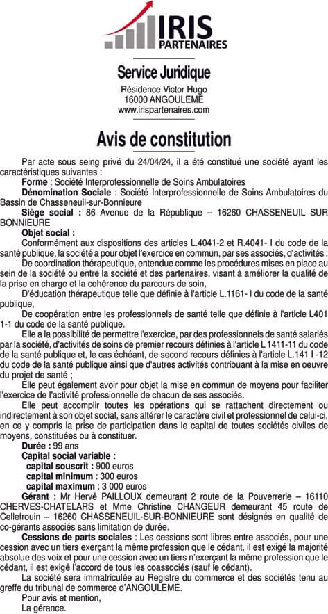 Contenu publication