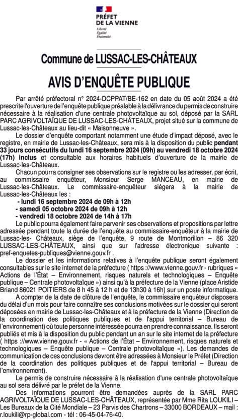 Contenu publication