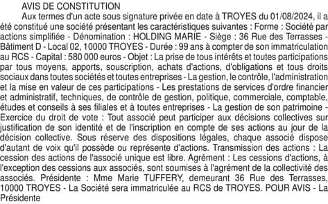 Contenu publication