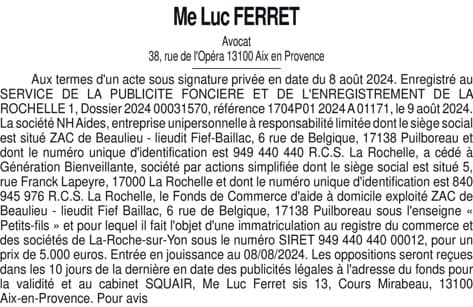 Contenu publication