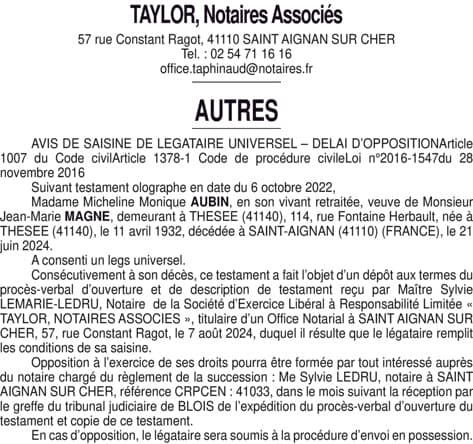 Contenu publication