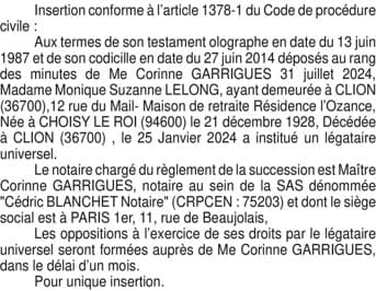 Contenu publication