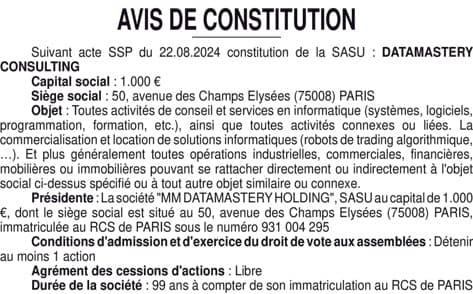Contenu publication