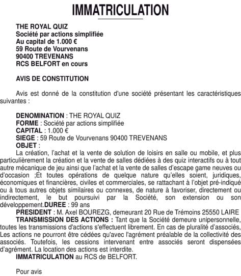 Contenu publication