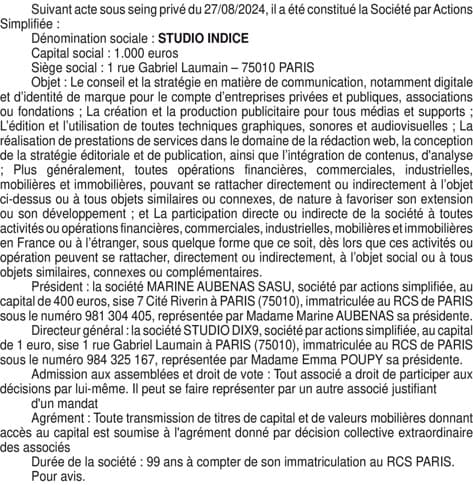 Contenu publication